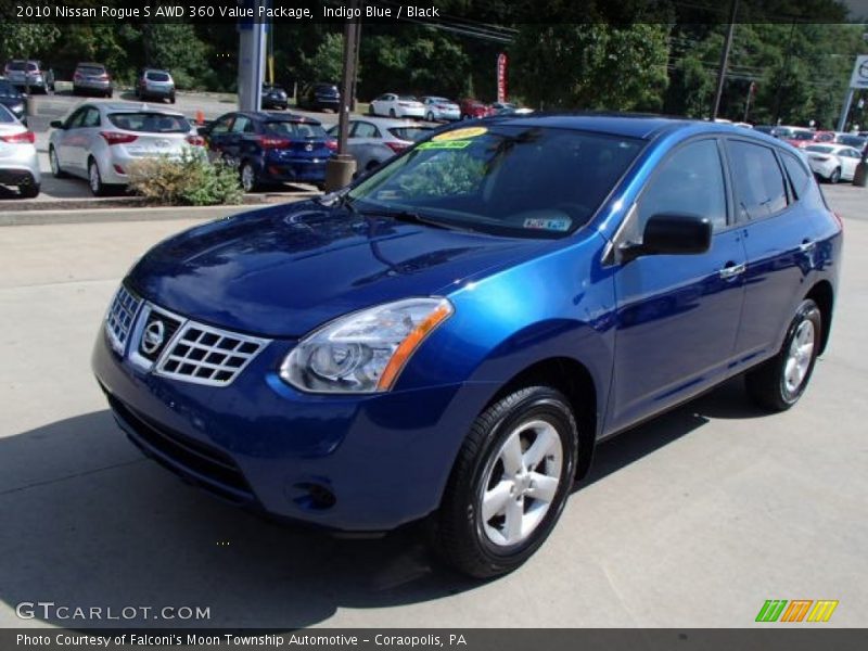 Indigo Blue / Black 2010 Nissan Rogue S AWD 360 Value Package