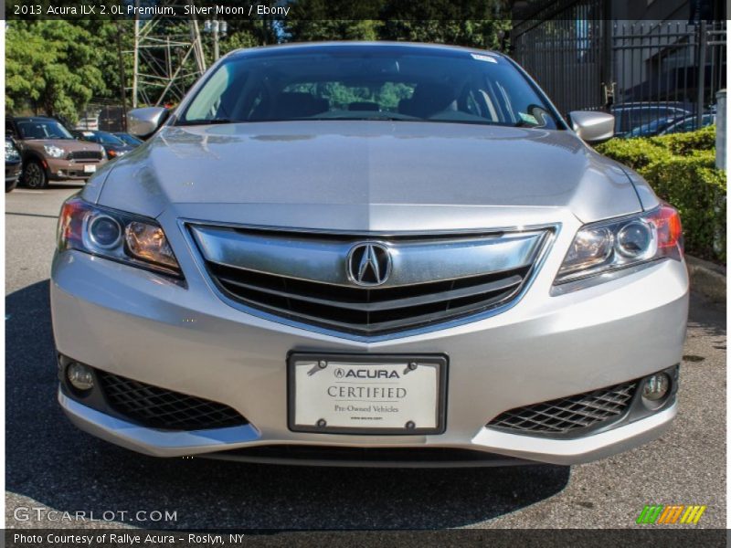 Silver Moon / Ebony 2013 Acura ILX 2.0L Premium