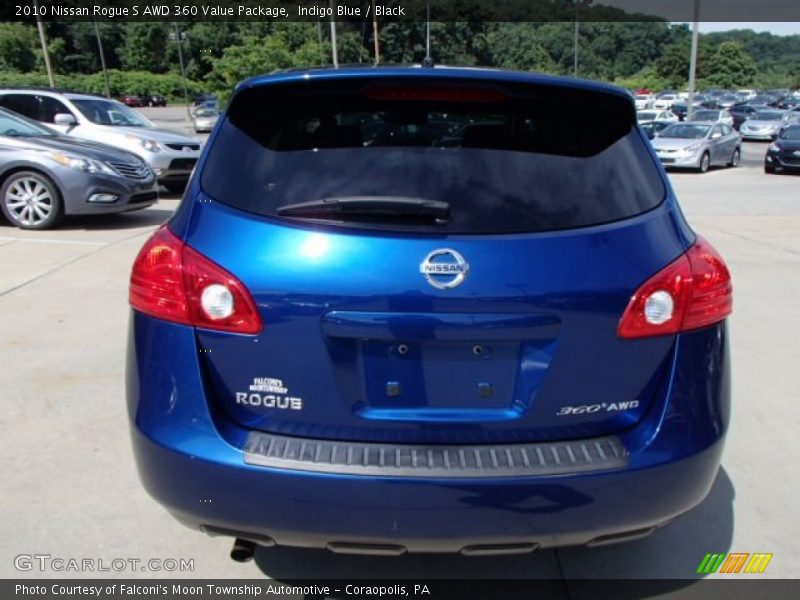 Indigo Blue / Black 2010 Nissan Rogue S AWD 360 Value Package