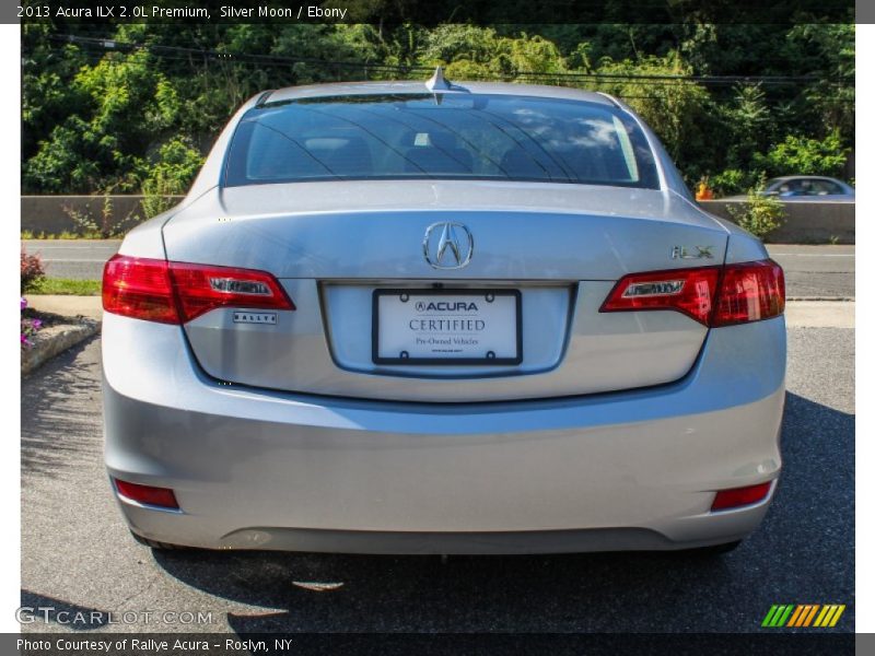 Silver Moon / Ebony 2013 Acura ILX 2.0L Premium