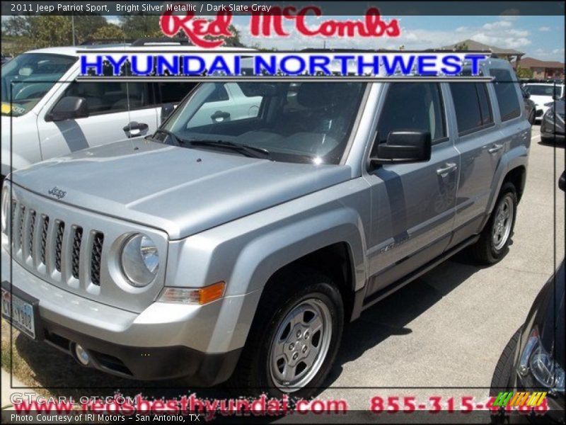 Bright Silver Metallic / Dark Slate Gray 2011 Jeep Patriot Sport