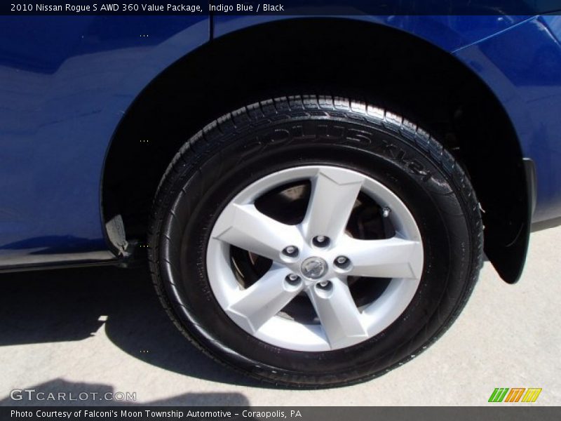Indigo Blue / Black 2010 Nissan Rogue S AWD 360 Value Package