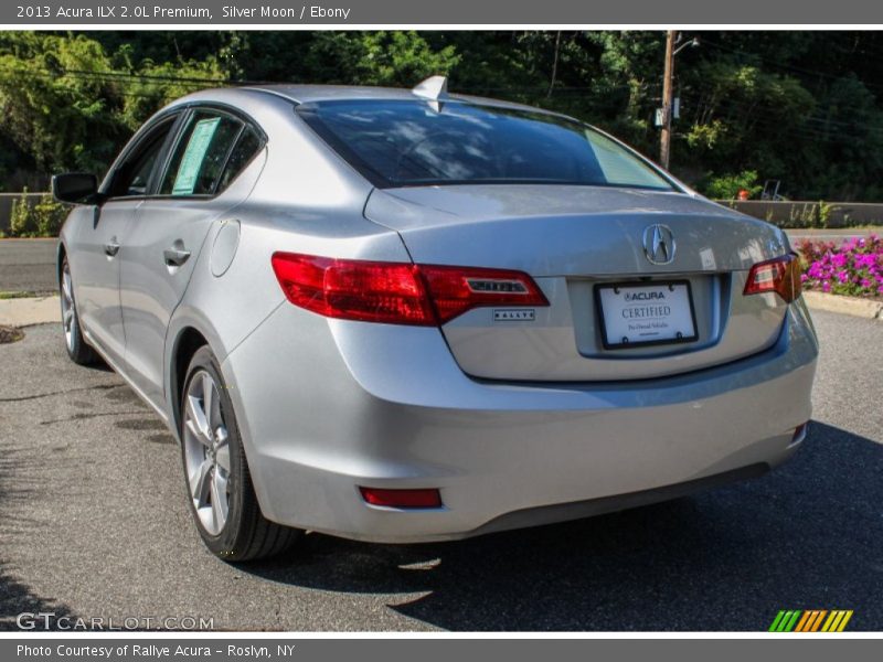 Silver Moon / Ebony 2013 Acura ILX 2.0L Premium
