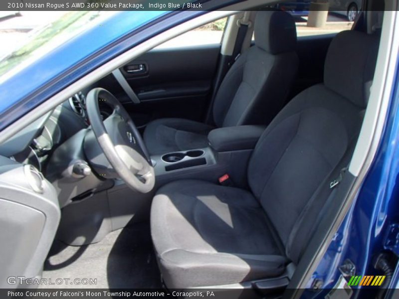 Indigo Blue / Black 2010 Nissan Rogue S AWD 360 Value Package