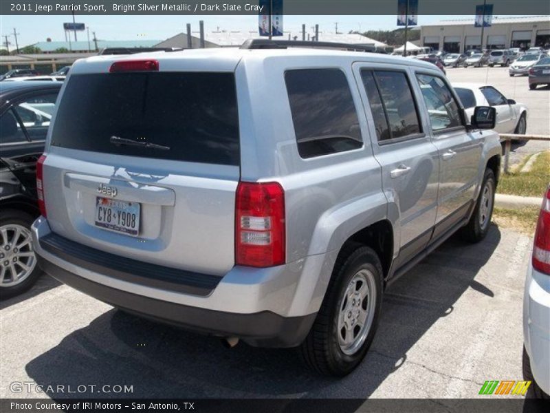 Bright Silver Metallic / Dark Slate Gray 2011 Jeep Patriot Sport