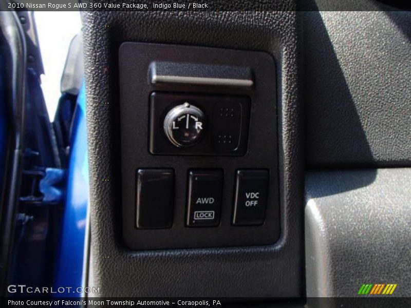 Indigo Blue / Black 2010 Nissan Rogue S AWD 360 Value Package