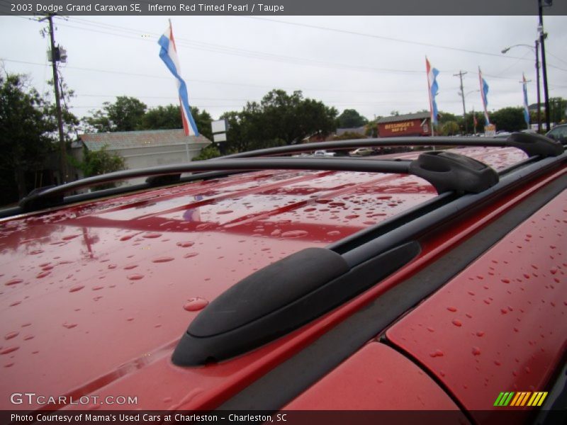 Inferno Red Tinted Pearl / Taupe 2003 Dodge Grand Caravan SE