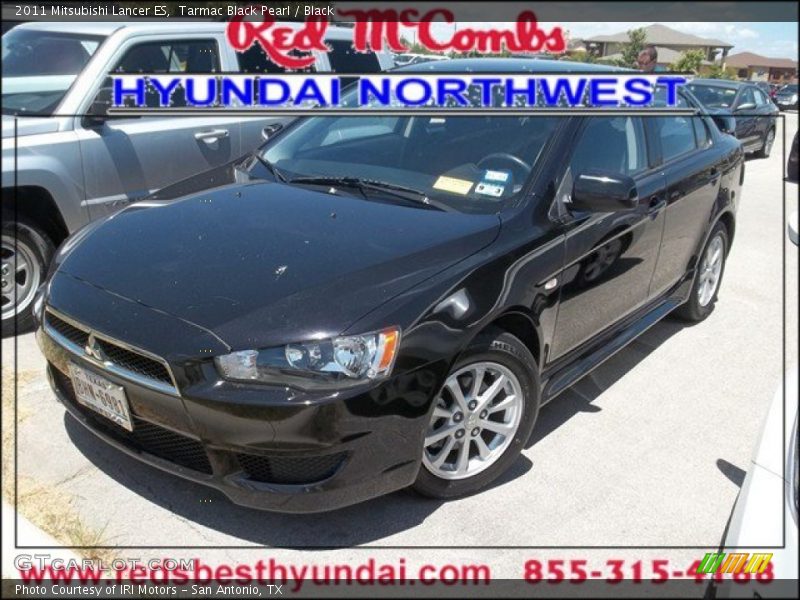 Tarmac Black Pearl / Black 2011 Mitsubishi Lancer ES