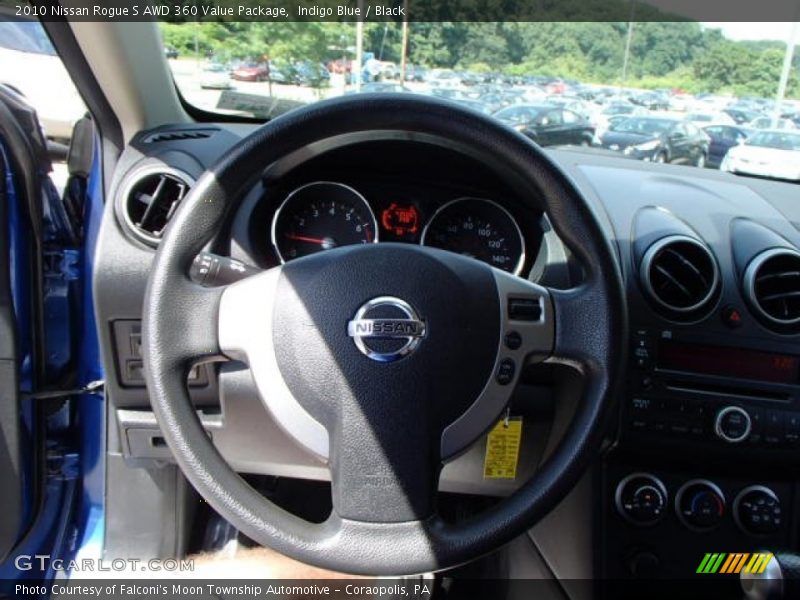 Indigo Blue / Black 2010 Nissan Rogue S AWD 360 Value Package