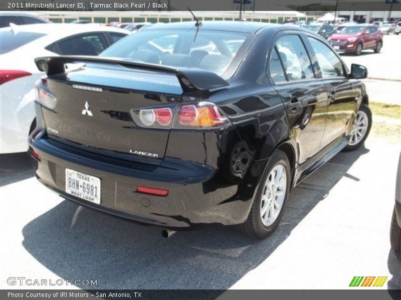 Tarmac Black Pearl / Black 2011 Mitsubishi Lancer ES
