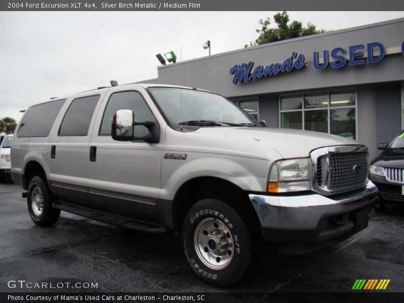 Silver Birch Metallic / Medium Flint 2004 Ford Excursion XLT 4x4