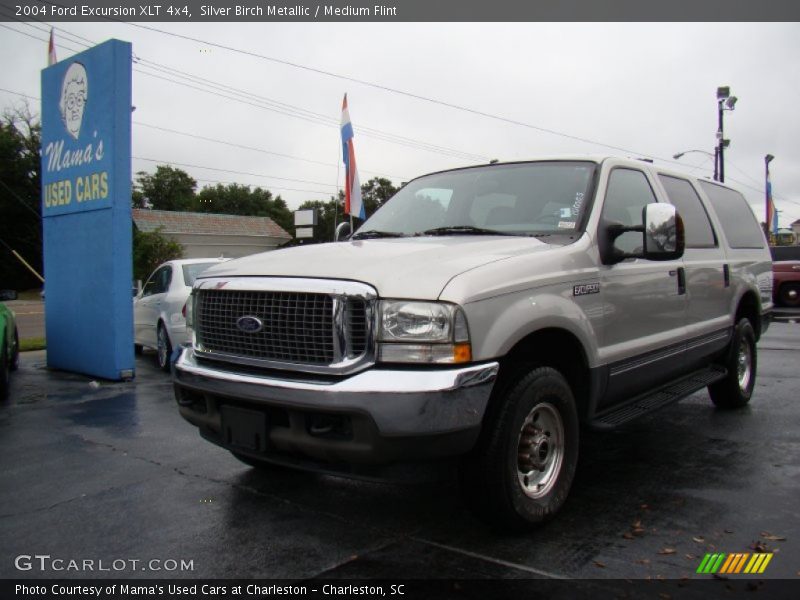 Silver Birch Metallic / Medium Flint 2004 Ford Excursion XLT 4x4