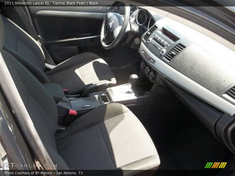 Tarmac Black Pearl / Black 2011 Mitsubishi Lancer ES