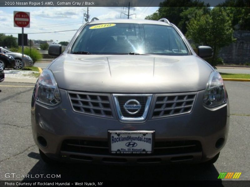 Gotham Gray / Black 2010 Nissan Rogue S AWD
