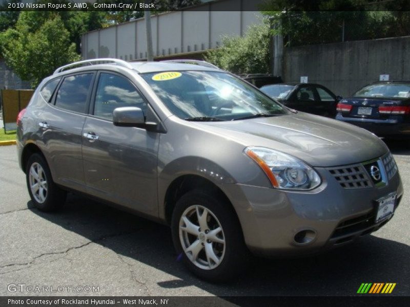 Gotham Gray / Black 2010 Nissan Rogue S AWD