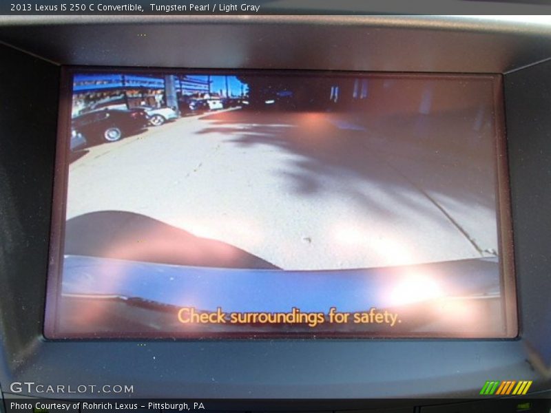 Tungsten Pearl / Light Gray 2013 Lexus IS 250 C Convertible