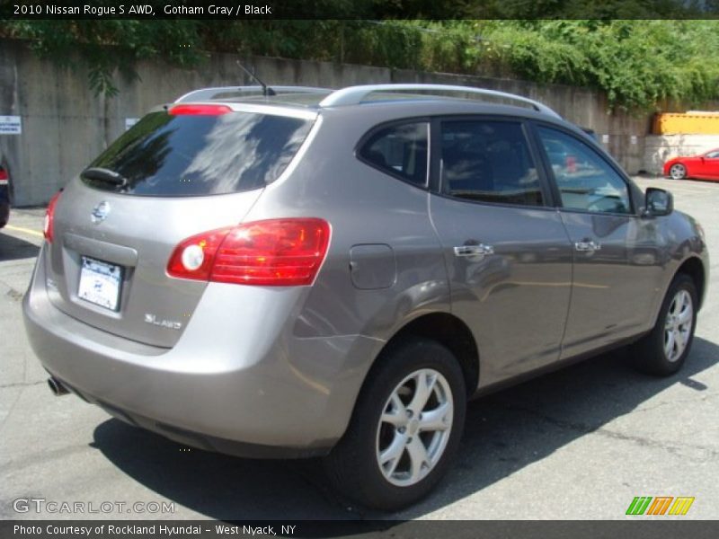 Gotham Gray / Black 2010 Nissan Rogue S AWD