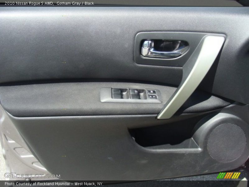Gotham Gray / Black 2010 Nissan Rogue S AWD