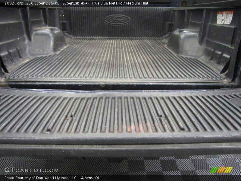 True Blue Metallic / Medium Flint 2002 Ford F250 Super Duty XLT SuperCab 4x4