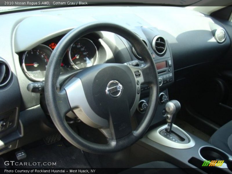 Gotham Gray / Black 2010 Nissan Rogue S AWD