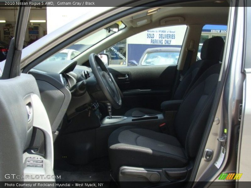 Gotham Gray / Black 2010 Nissan Rogue S AWD