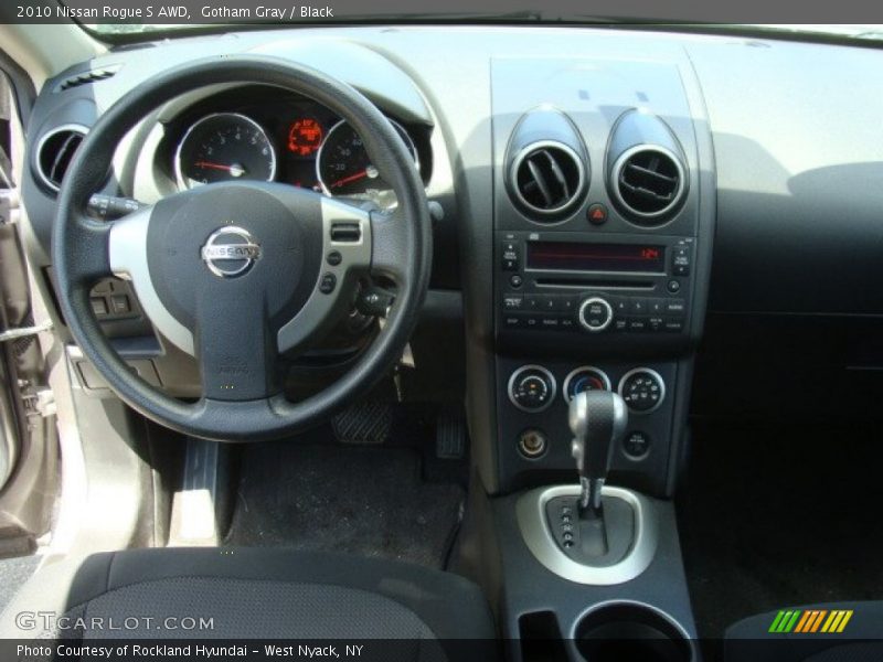Gotham Gray / Black 2010 Nissan Rogue S AWD
