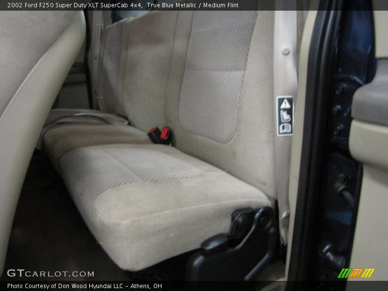 True Blue Metallic / Medium Flint 2002 Ford F250 Super Duty XLT SuperCab 4x4