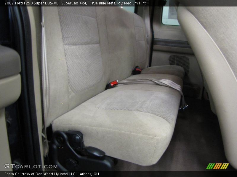 True Blue Metallic / Medium Flint 2002 Ford F250 Super Duty XLT SuperCab 4x4
