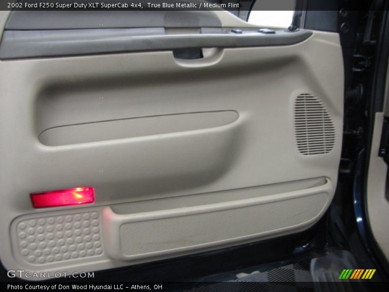 True Blue Metallic / Medium Flint 2002 Ford F250 Super Duty XLT SuperCab 4x4