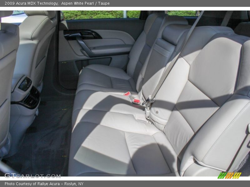 Aspen White Pearl / Taupe 2009 Acura MDX Technology