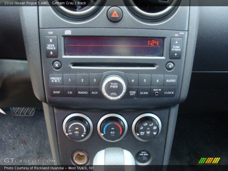 Gotham Gray / Black 2010 Nissan Rogue S AWD