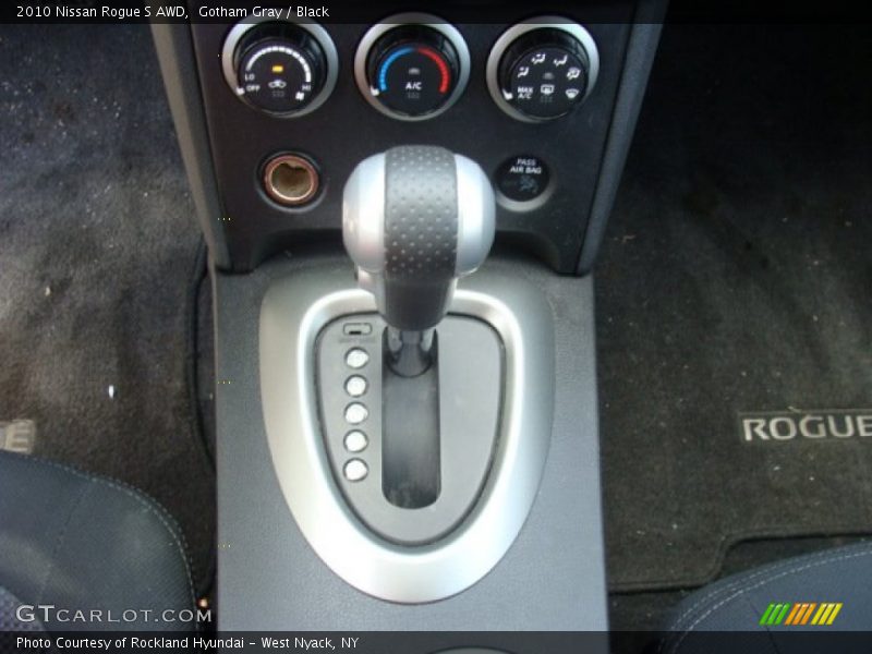 Gotham Gray / Black 2010 Nissan Rogue S AWD