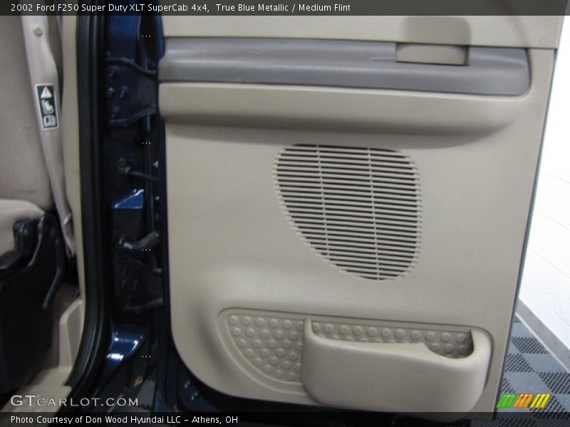 True Blue Metallic / Medium Flint 2002 Ford F250 Super Duty XLT SuperCab 4x4