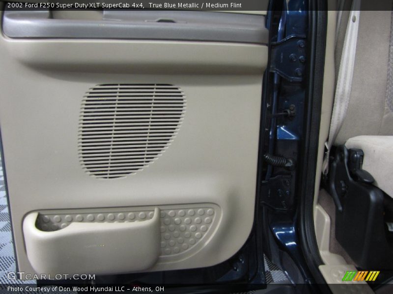 True Blue Metallic / Medium Flint 2002 Ford F250 Super Duty XLT SuperCab 4x4