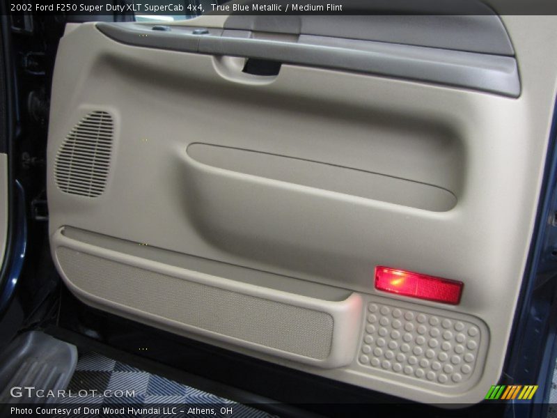 True Blue Metallic / Medium Flint 2002 Ford F250 Super Duty XLT SuperCab 4x4
