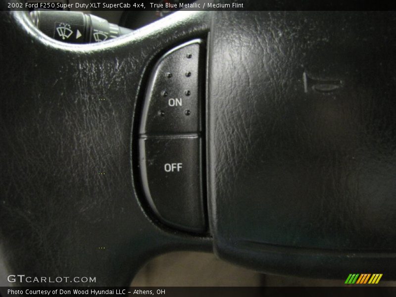 True Blue Metallic / Medium Flint 2002 Ford F250 Super Duty XLT SuperCab 4x4