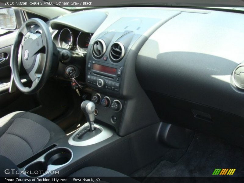 Gotham Gray / Black 2010 Nissan Rogue S AWD