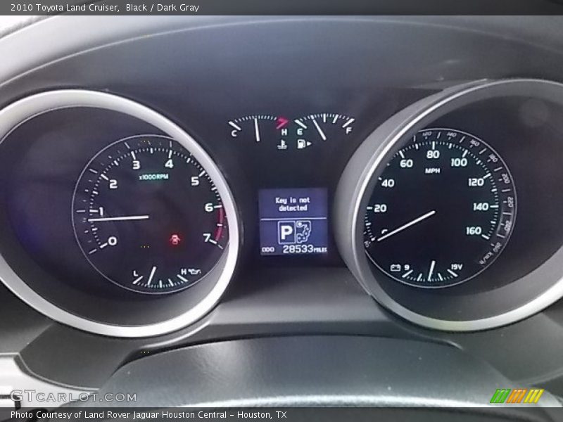 Black / Dark Gray 2010 Toyota Land Cruiser