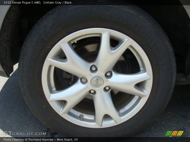 Gotham Gray / Black 2010 Nissan Rogue S AWD