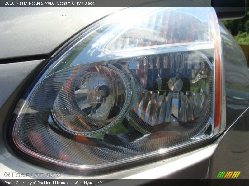 Gotham Gray / Black 2010 Nissan Rogue S AWD