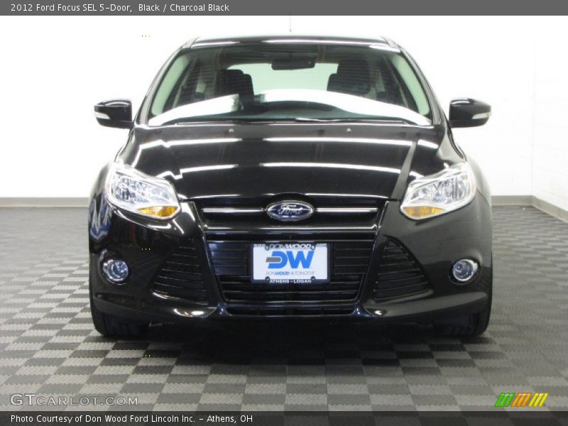 Black / Charcoal Black 2012 Ford Focus SEL 5-Door