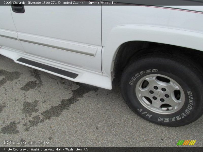 Summit White / Tan 2003 Chevrolet Silverado 1500 Z71 Extended Cab 4x4