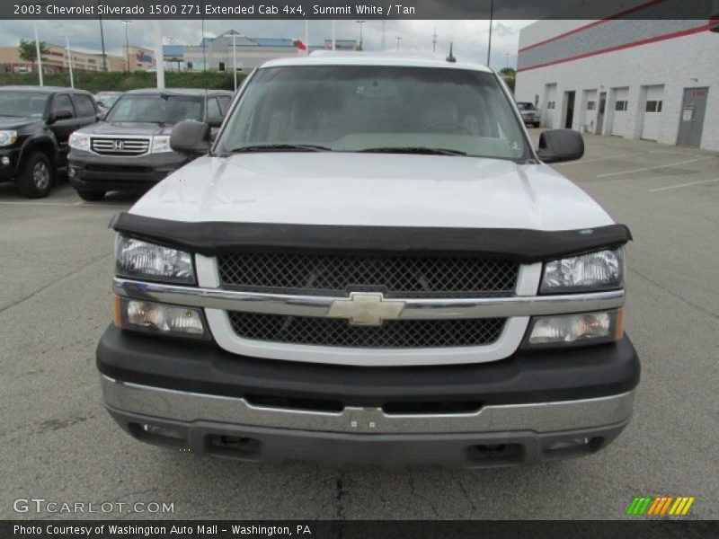 Summit White / Tan 2003 Chevrolet Silverado 1500 Z71 Extended Cab 4x4