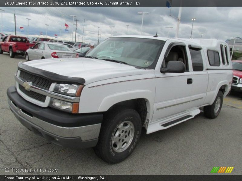 Summit White / Tan 2003 Chevrolet Silverado 1500 Z71 Extended Cab 4x4