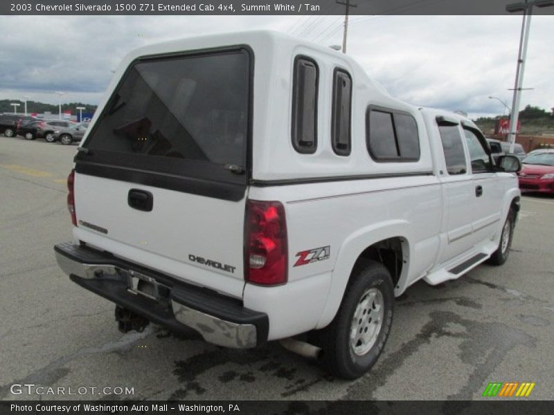 Summit White / Tan 2003 Chevrolet Silverado 1500 Z71 Extended Cab 4x4