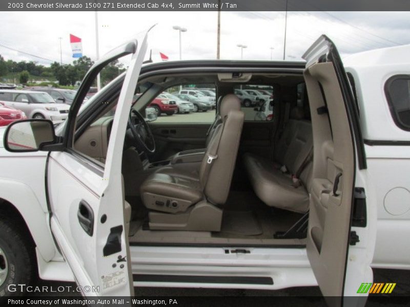 Summit White / Tan 2003 Chevrolet Silverado 1500 Z71 Extended Cab 4x4