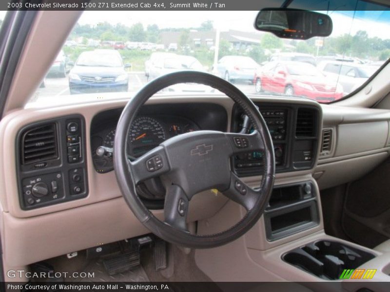 Summit White / Tan 2003 Chevrolet Silverado 1500 Z71 Extended Cab 4x4