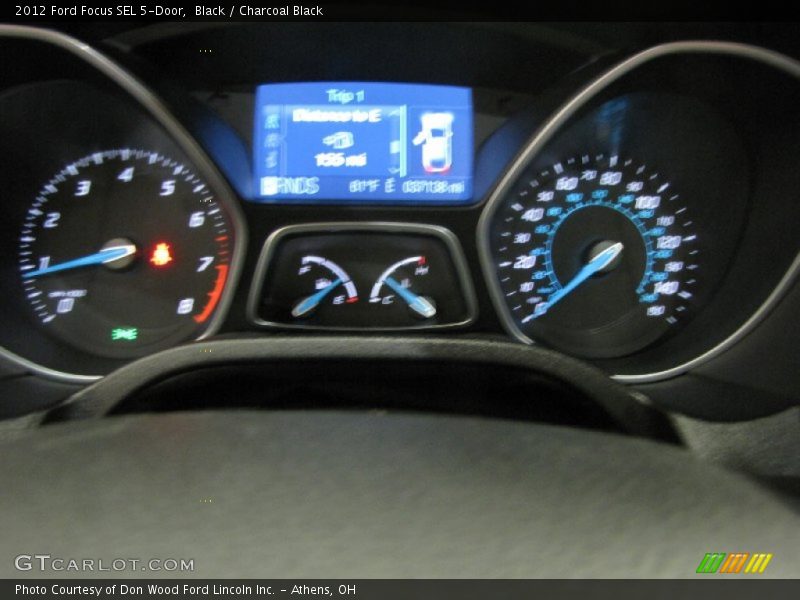 Black / Charcoal Black 2012 Ford Focus SEL 5-Door