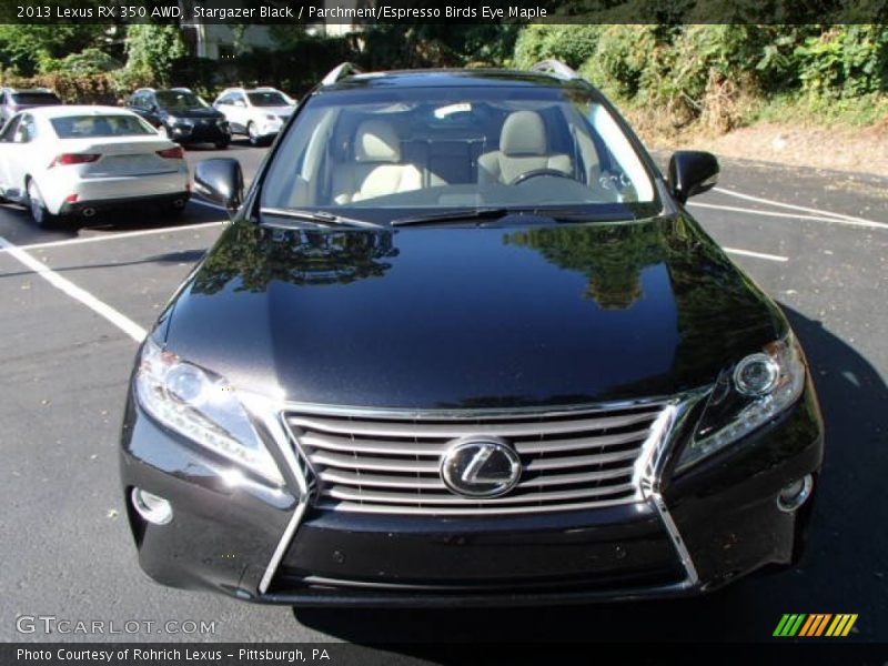 Stargazer Black / Parchment/Espresso Birds Eye Maple 2013 Lexus RX 350 AWD