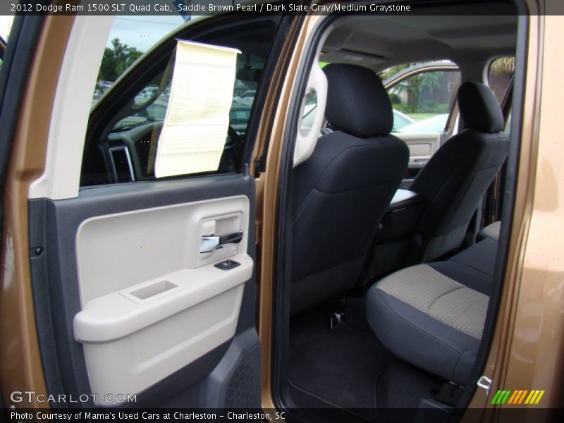 Saddle Brown Pearl / Dark Slate Gray/Medium Graystone 2012 Dodge Ram 1500 SLT Quad Cab